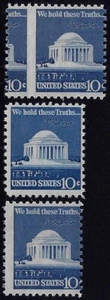 1510 - 10c Huge Oversized Misperf Error / EFO Group "Jefferson Memorial" MNH - Picture 1 of 1