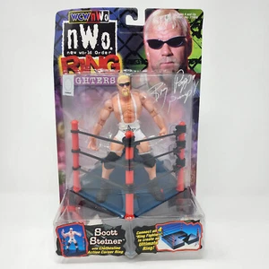 1999 Toy Biz WCW nWo Scott Steiner Wrestler Ring Fighters WWE WWF Big Poppa Pump - Picture 1 of 10