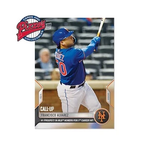 Francisco Alvarez Call Up 1st HR 2022 MLB TOPPS NOW 1021 New York Mets In Hand - Picture 1 of 1