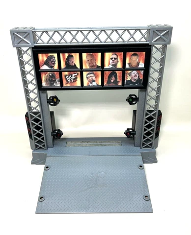 WWF Titan Tron Live Stage Playset Jakks Pacific Wrestling 1999 Sound and Lights Cover