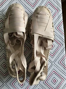 Asos Womens Ribbon Tight Platform Shoes Size 9 New Without Tags - Picture 1 of 6