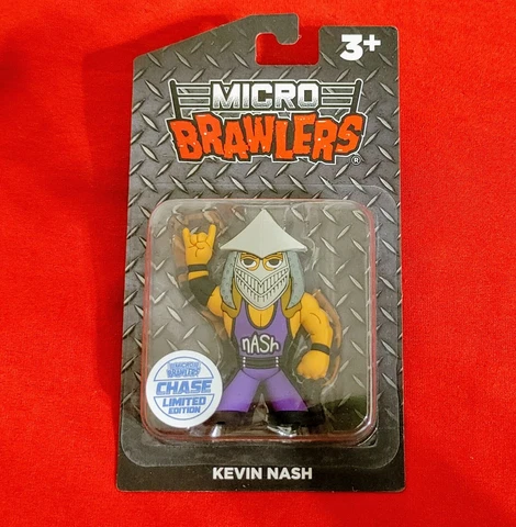 Kevin Nash CHASE Limited RARE Micro Brawler Super Shredder Pro Wrestling Crate Cover