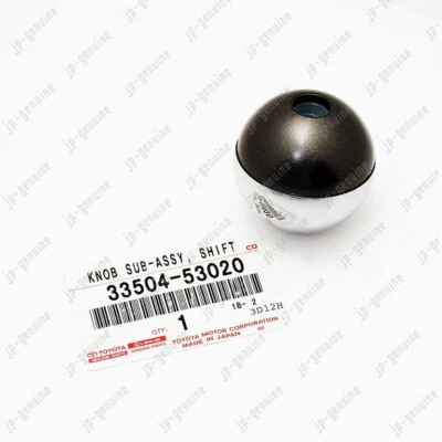 OEM Genuine TOYOTA MR2 Spyder / LEXUS IS300 33504-53020 Chrome Shift Lever Knob Foto 1 de 4