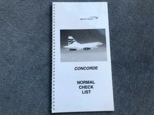 British Airways Concorde Checklist Février 2002 Photocopie Sur Pdf Envoyé Email - Bild 1 von 1