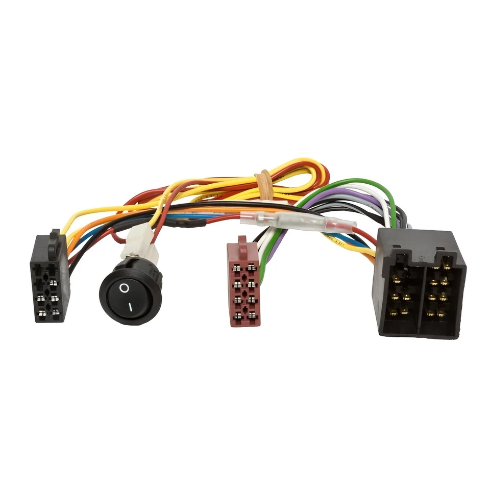 ISO Radioadapter mit An/Aus Schalter Wohnmobil Caravan Ducato Boxer Jumper - Bild 1 von 1