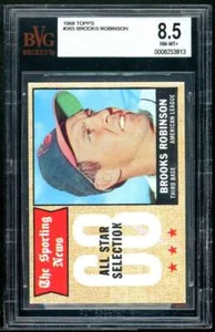 Brooks Robinson Card 1968 Topps All Star Selection #365 BGS BVG 8.5 - Picture 1 of 2