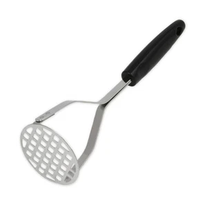 Chef Craft Select Sturdy Masher, 10.25 inch, Stainless Steel/Black - Picture 1 of 7