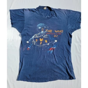 Camiseta The Who Vintage 1982 Gira Americana Rock Banda Concierto Años 80 Talla XL - Imagen 1 de 5