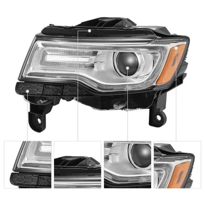 For 2014-2021 Jeep Grand Cherokee HID Headlight Headlamp 16-Pin Left Driver Side - Picture 1 of 17