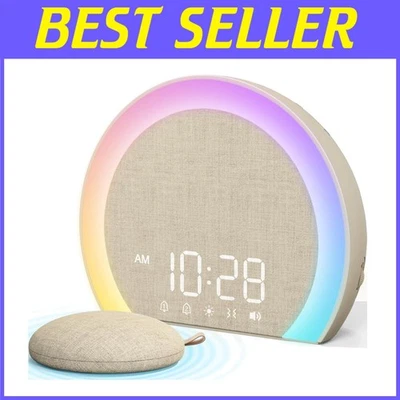 Vibrating Dual Alarm Clock with Adjustable Brightness & USB Charger for Bedrooms - Image 1 of 4