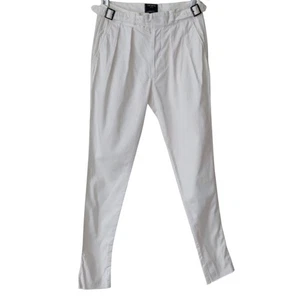 Todd Snyder Gurkha Hose Größe 30 weiß Baumwolle Gürtel Herren neu ohne Etikett - Bild 1 von 8