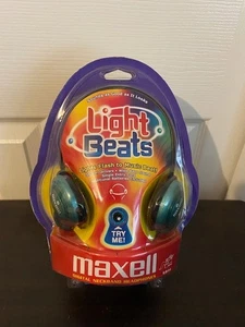 Maxell Light Beats Vintage Neckband Headphones New Sealed LB-1-t - Picture 1 of 6