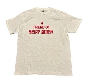 Vintage 70s Seipp Buick Hialeah T-shirt Mens S/M Single Stitch Hanes USA Made FL - Picture 1 of 10