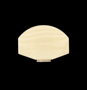 Bottoni grandi avorioidi a grana ninja tono (6) adatti a Schaller, PRS fase I/II - Foto 1 di 2