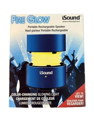 iSound Fire Glow Portable Rechargeable Speaker  NIB Sealed - Image 1 of 4