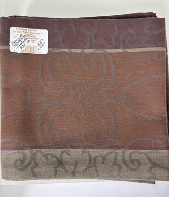 Le Jacquard Français "Villa Toscane" Napkin Cashmere 23"x23" Cotton, France - Image 1 of 4