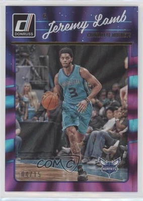 2016-17 Panini Donruss Purple Holo Laser /15 Jeremy Lamb #47 - Image 1 of 2