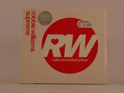 ROBBIE WILLIAMS SUPREME (DIGIPAK) (+PRINTS) (F72) 4 Track CD Single including Pi - Image 1 of 4