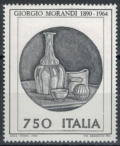 ITALIA 1990 Giorgio Morandi MNH** - Imagen 1 de 1