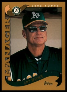 2002 Topps #299 Art Howe Oakland Athletics Baseball - Picture 1 of 2