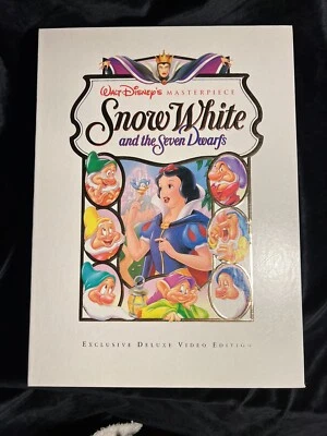 Disney's MASTERPIECE Snow White & the Seven Dwarfs VHS BOX SET, 10 Lithographs - Image 1 of 4