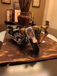 HARLEY DAVIDSON MOTORCYCLE & GANZ BLONDE BEER CAN HOLDER 50th Daytona 1991 #88 - Picture 1 of 19