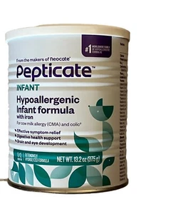 NEW Pepticate Hypoallergenic Infant Formula Colic & Cow Milk Allergy 13.2 oz - Picture 1 of 6