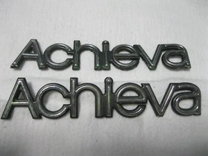 Oldsmobile "Achieva" side door emblem, SET OF 2! Used 1992-1997 - Picture 1 of 4