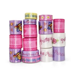 32 Yards Offray's Disney Rare Winnie the Pooh Princess Minnie Ribbon Lot - Picture 1 of 1
