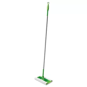 Swiffer Sweeper Mop, 10 X 4.8 White Cloth Head, 46" Green/silver Aluminum - Picture 1 of 4