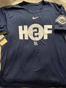 NY YANKEES SHIRT SMALL DEREK JETER HALL OF FAME NIKE DRI-FIT HOF COOPERSTOWN - Bild 1 von 6