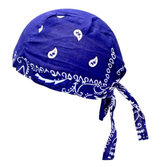 Durag Lenço Para Waves Preta Bandana Estilo Hip Hop