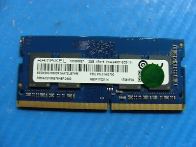 Lenovo 320-15IKB Ramaxel 2GB 1Rx16 Memory PC4-2400T RMSA3270MB76H8F-2400 - Image 1 of 2