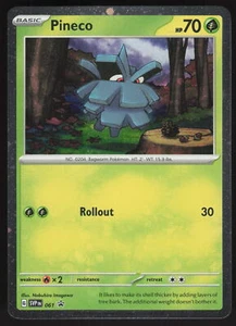 Pineco NM 061 SV: Scarlet & Violet Promo Cards Pokemon Card - Picture 1 of 2