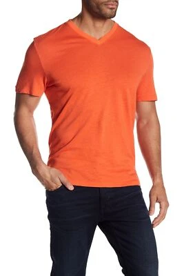 JACK SPADE V-Neck Short sleeves Tee Men's Sz. XL (Orange) 152973 - Image 1 of 2