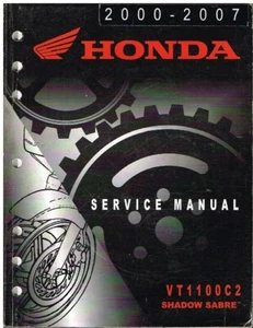 HONDA VT1100 C2 SHADOW SABRE (2000-07) ORIGINAL FACTORY WORKSHOP MANUAL - Picture 1 of 1