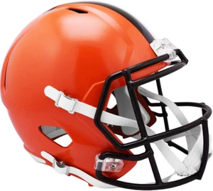 Football Riddell Cleveland Browns Full Size Revolution Speed Replica Helmet NFL - Picture 1 of 1