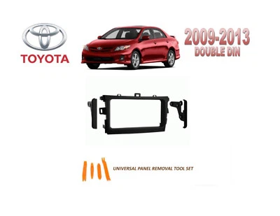 КОМПЛЕКТ ДЛЯ УСТАНОВКИ ПРИБОРНОЙ ПАНЕЛИ TOYOTA 2009-2013 COROLLA для АВТОМОБИЛЬНОЙ СТЕРЕОСИСТЕМЫ, с НАБОРОМ ИНСТРУМЕНТОВ - Изображение 1 из 2