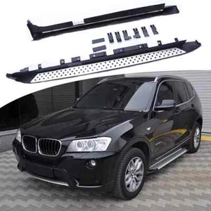 Barras Nerf de peldaños laterales de 2 piezas estriberas para BMW X3 F25 2011-2017 peda lateral - Imagen 1 de 6