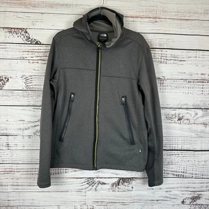 Leichte Activewear-Jacke Herren The North Face dunkelgrau durchgehender Reißverschluss Kapuze Gr. M - Bild 1 von 8