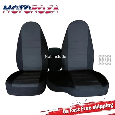 For Ford Ranger 60/40 Highback 1998-2003 Car Black/Charcoal Seat Covers Center Foto 1 de 4