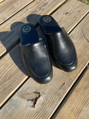 Zapatilla sin cordones LB Evans Duke Scuff, estilo 2761, talla 11 color negro para hombre de EE. UU. Foto 1 de 4