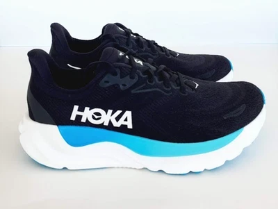 Zapatos para correr Hoka para hombre (9,5 AMPLIO 2E) Arahi 8 negros acolchados estabilidad Foto 1 de 4