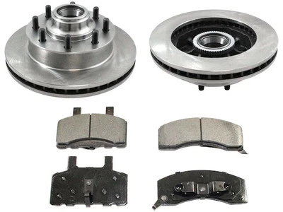 For 1996-2001 Chevrolet Express 3500 Brake Pad and Rotor Kit Front 78956JWFK Foto 1 de 2