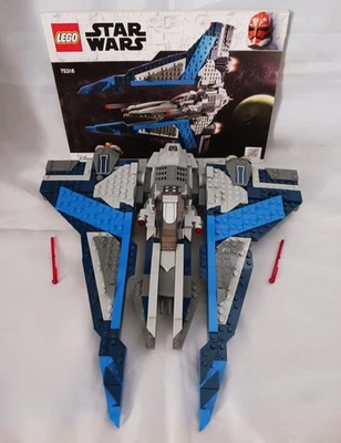 LEGO 75316 Star Wars Mandalorian Starfighter w/ Instructions Complete Vehicle - Image 1 of 4