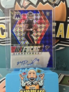 2024 Panini Mosaic In Focus Blue Prizm Michael Penix Jr. IF-MPJ /99 Auto RC - Picture 1 of 2