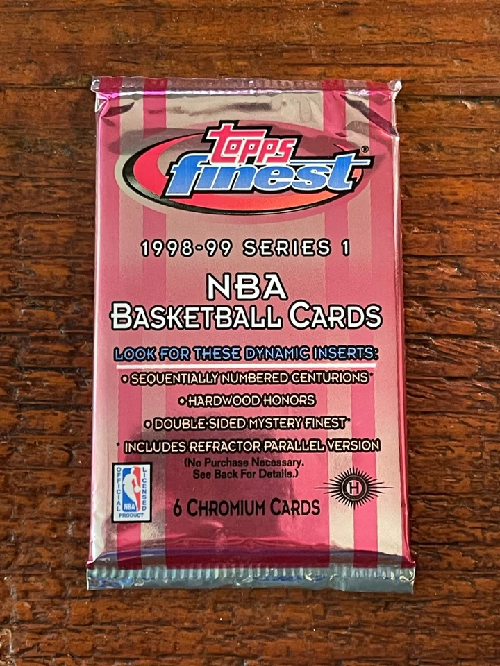 (1x) 1998-99 1998 Topps Finest Series 1 sealed unopened card pack Carter RC - Image 1 of 1