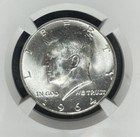 1964 Kennedy Silver Half Dollar ~ Ngc - Ms65 ~Beautiful Coin~ Ref#74-071