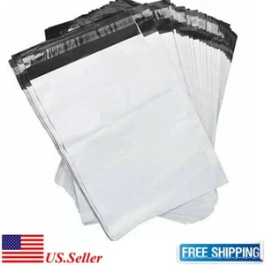 Poly Mailers Shipping Mailing Packaging Plastic Envelope Self Sealing Bags White - Picture 1 of 15