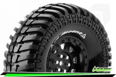 Louise CR-ARDENT 1-10 Crawler Reifen Fertig Verklebt Super Soft 1.9" Felgen Schw - Bild 1 von 2